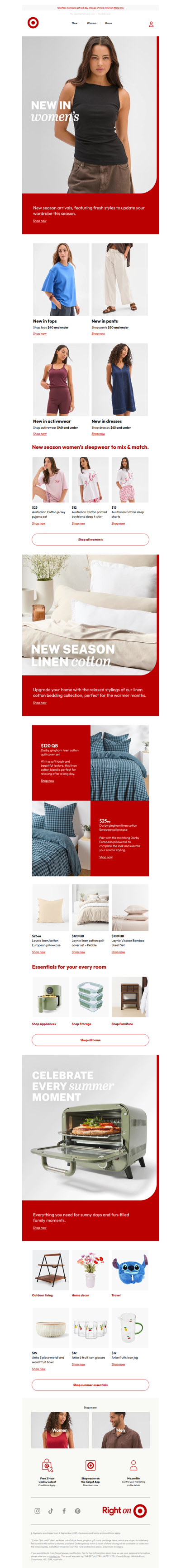 New arrivals and sleepwear mix and match