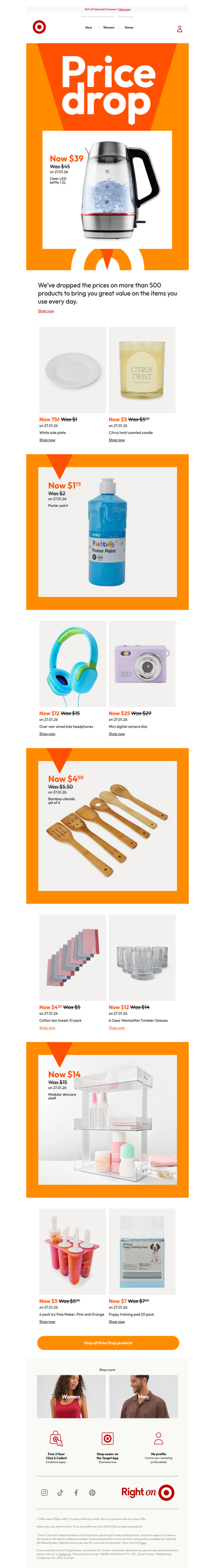 We've dropped prices on over 500 products!