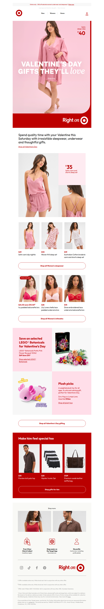 Wrap yourself up in a satin sleep robe for $40