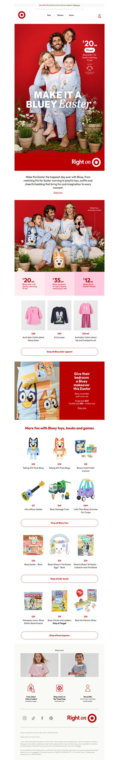 Make it the happiest Easter with Bluey