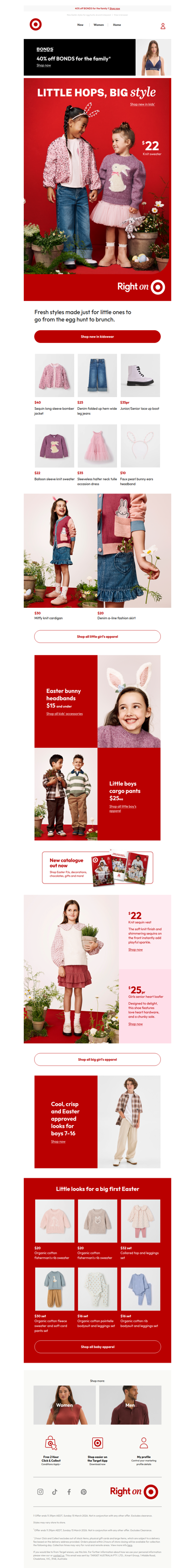 Fresh looks for little bunnies