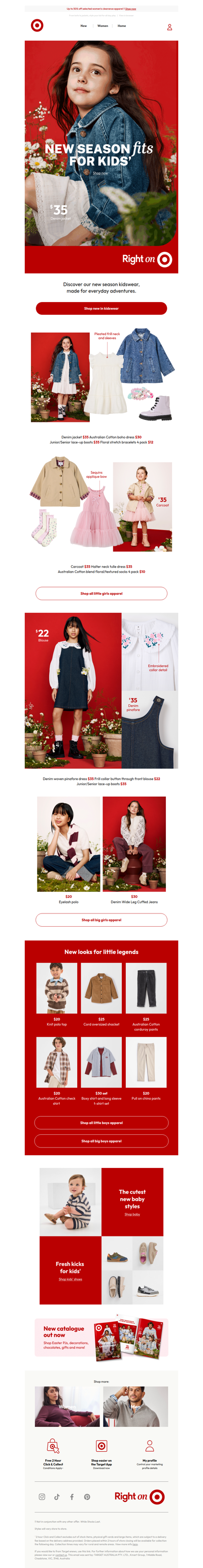 New Season Kidswear at Target