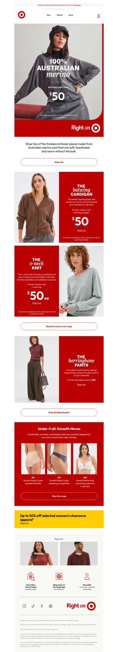 NEW | $50 Merino wool cardigans