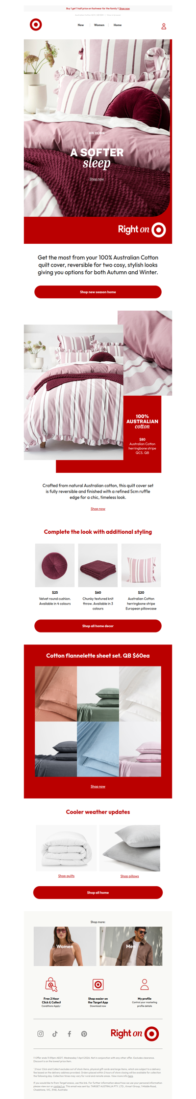 Invest in quality bedding