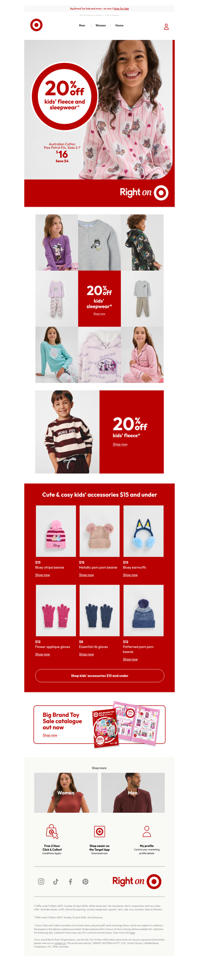 Save on Kids' Sleepwear and Fleece