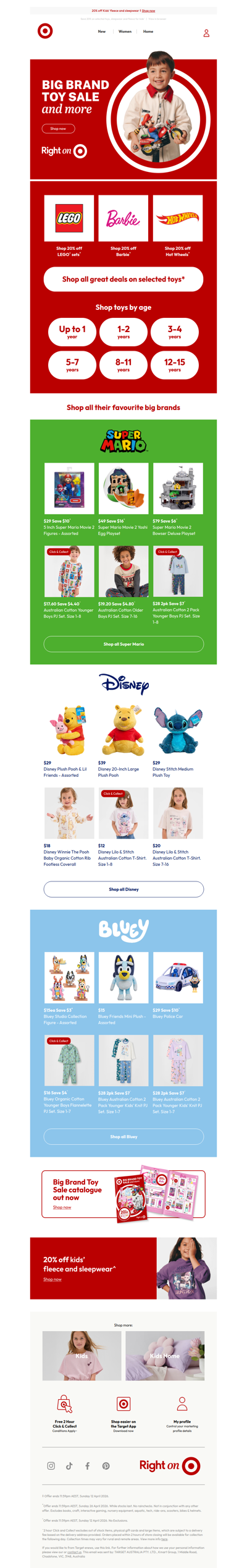 Shop The Big Brand Toy Sale for kids' of all ages