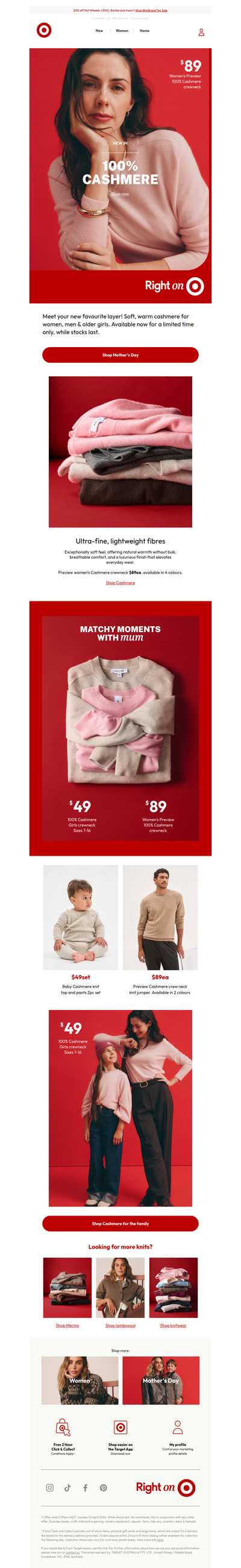 100% cashmere | Luxurious layers for the family