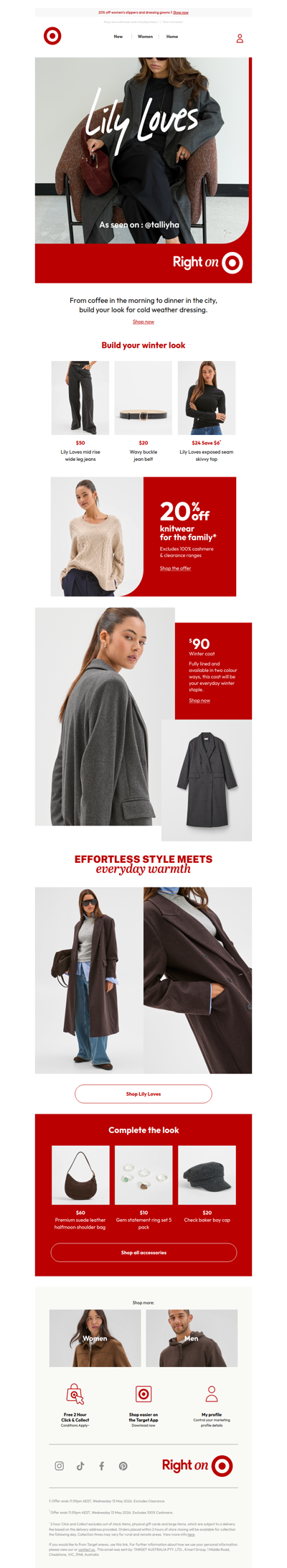 20% off Lily Loves knitwear