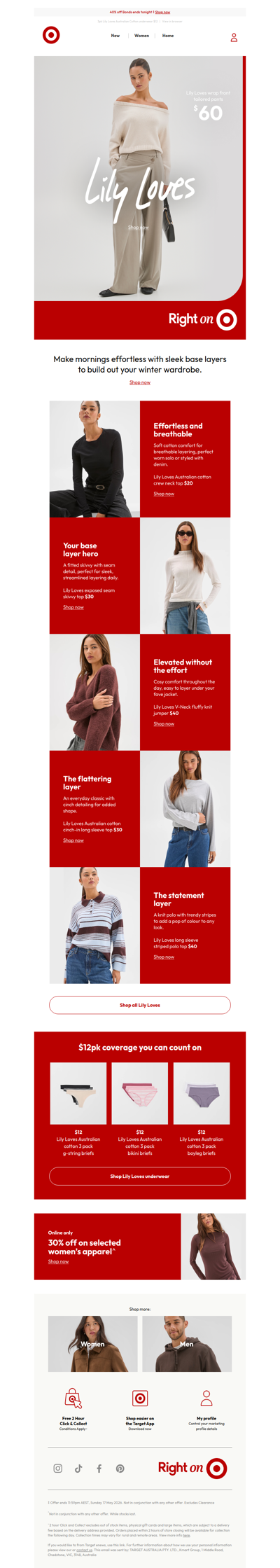 Lily Loves | Layering tops from $20