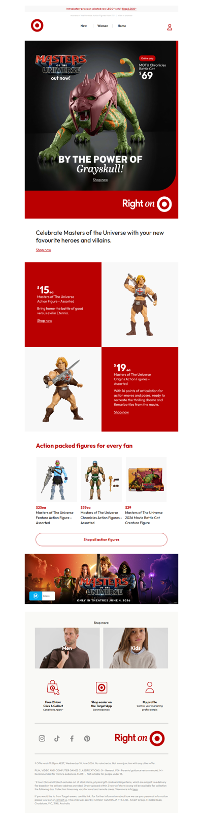 Out Now | Mattel Masters of the Universe Action Figures