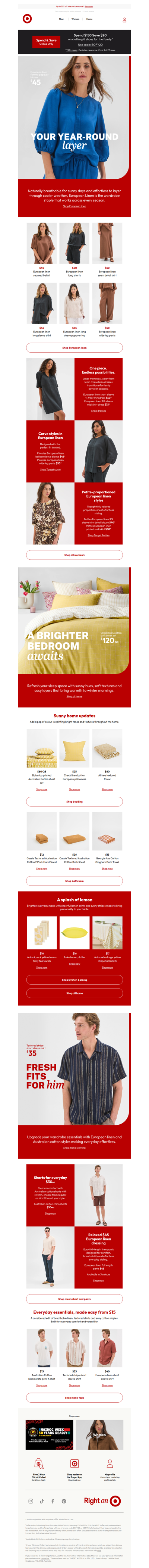 New in | European Linen