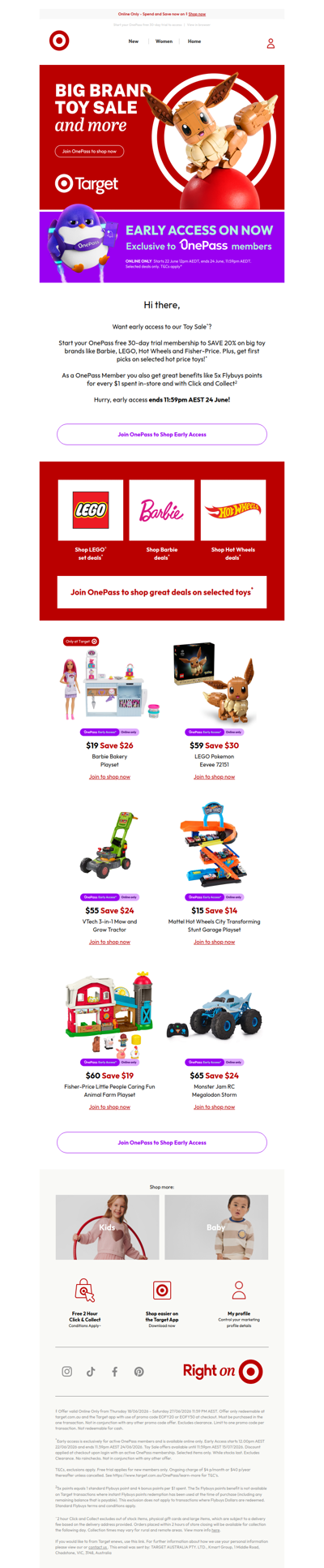Toy Sale Early Access starts NOW!