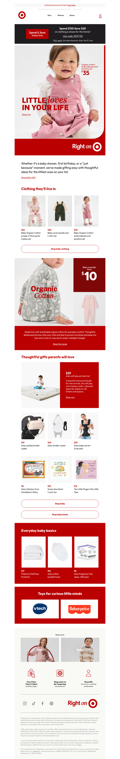 Perfect baby gifts | Coveralls from $10