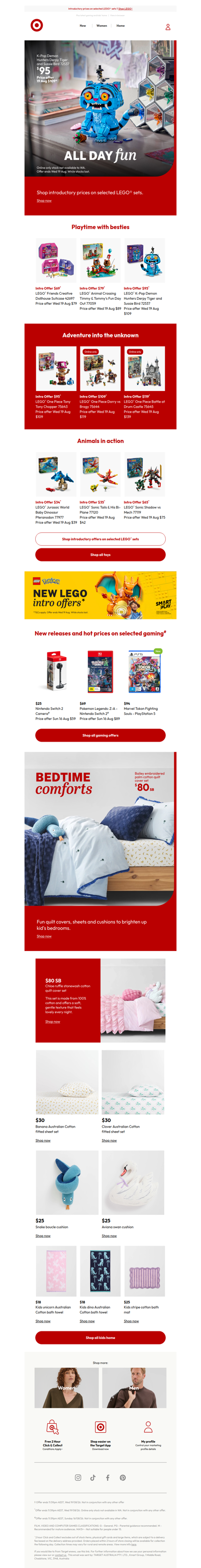 Selected new LEGO sets - intro prices