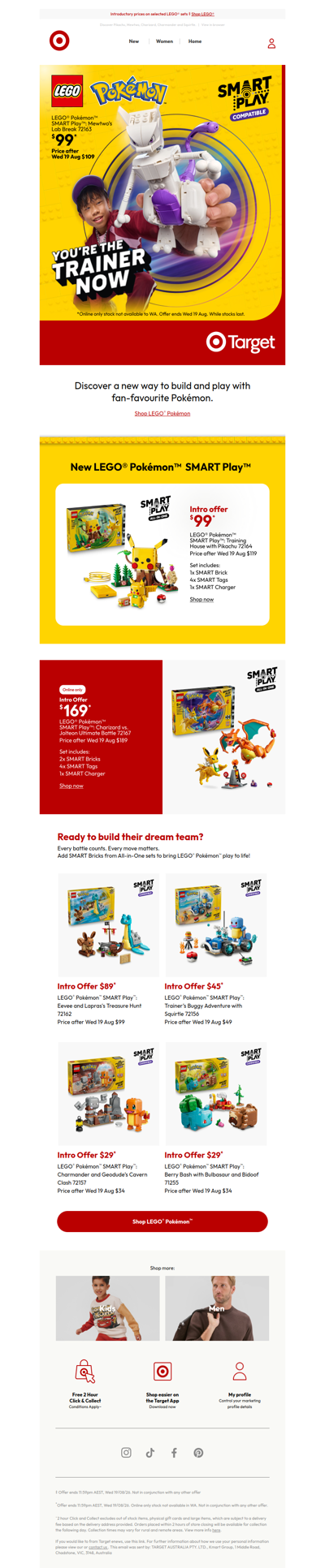 New LEGO® Pokémon™ SMART Play™ has arrived