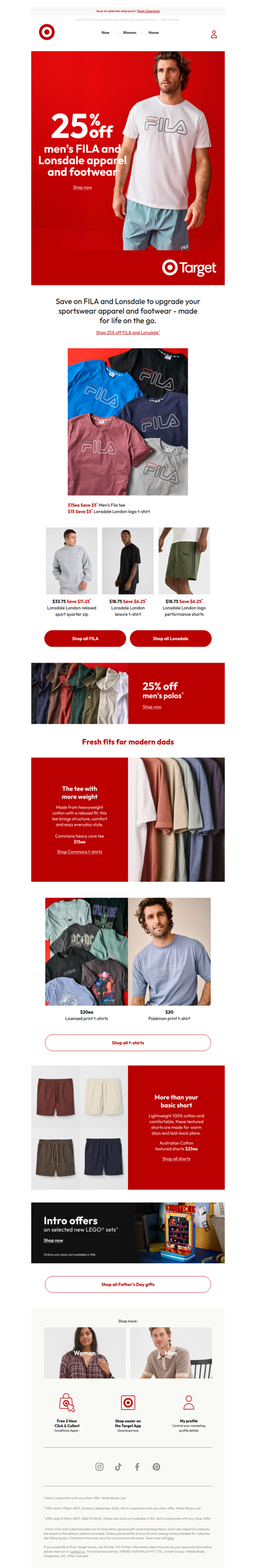 Fresh fits for Dad, for less ✨