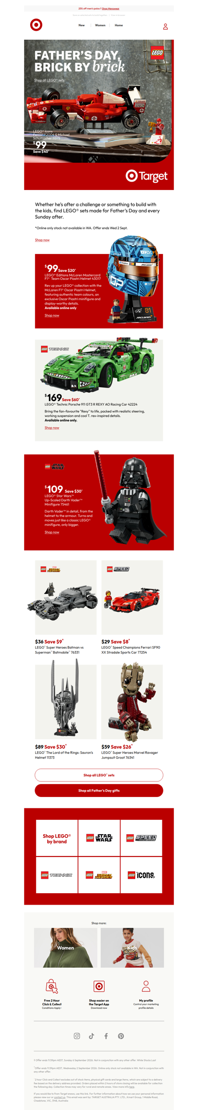 LEGO® gifts for Father’s Day 🎁