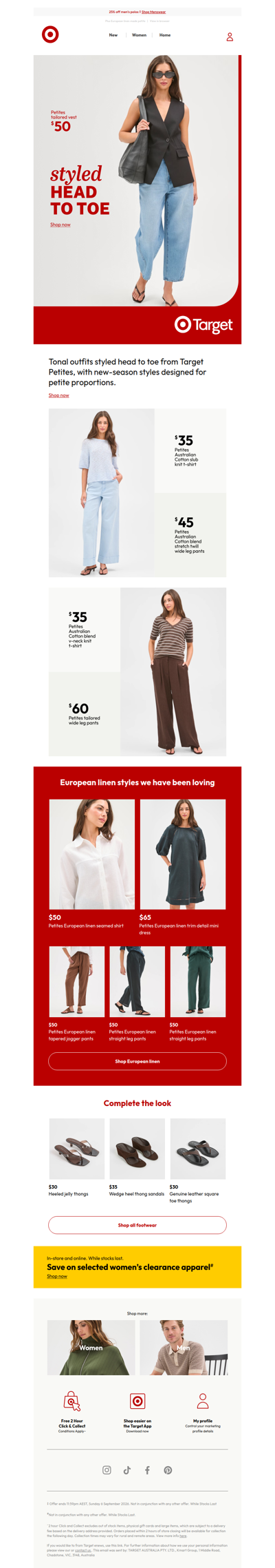 Petite picks from $35