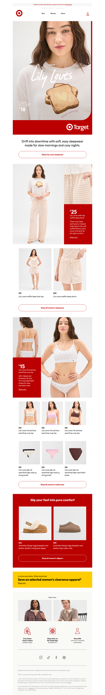 Sweet dreams with Lily Loves sleepwear