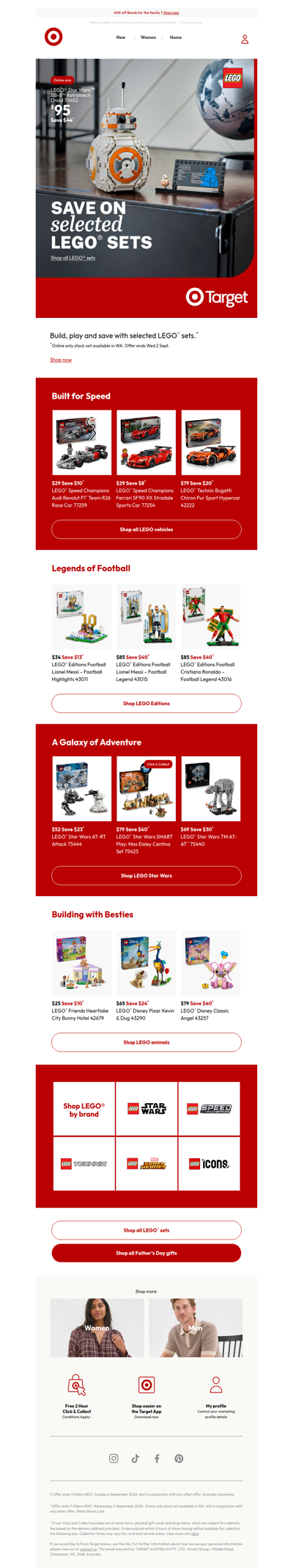 Save on your next LEGO® build