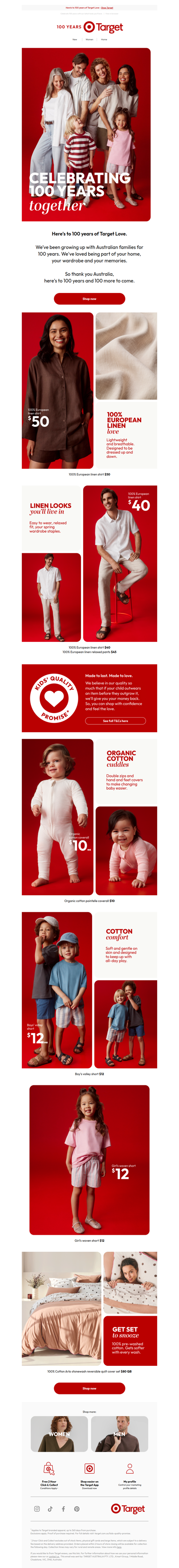 100 years of Target love ❤️