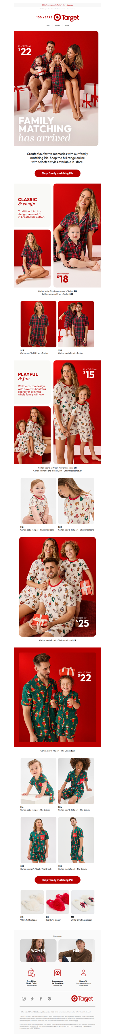 Family matching PJs are here 🙌