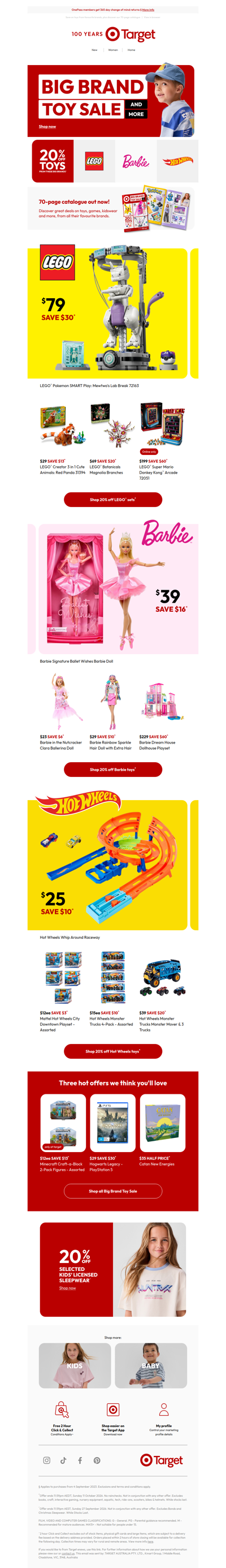 The Big Brand Toy Sale is on 🧸