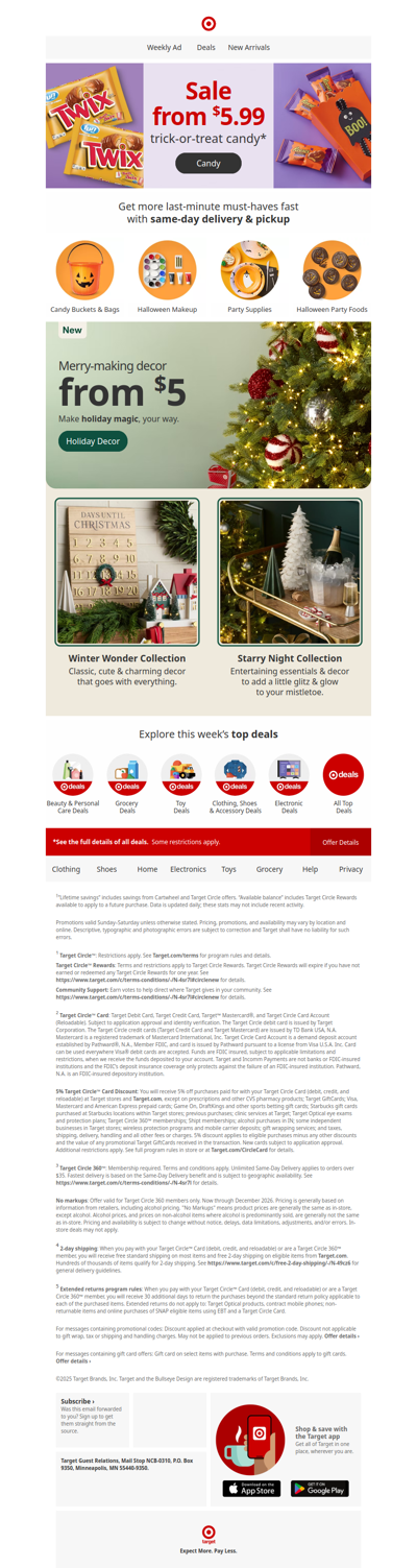 Halloween’s this week! Same-day delivery & pickup to the rescue ⚡