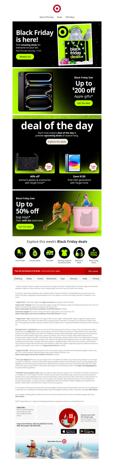 Your Black Friday Weekly Ad is here.