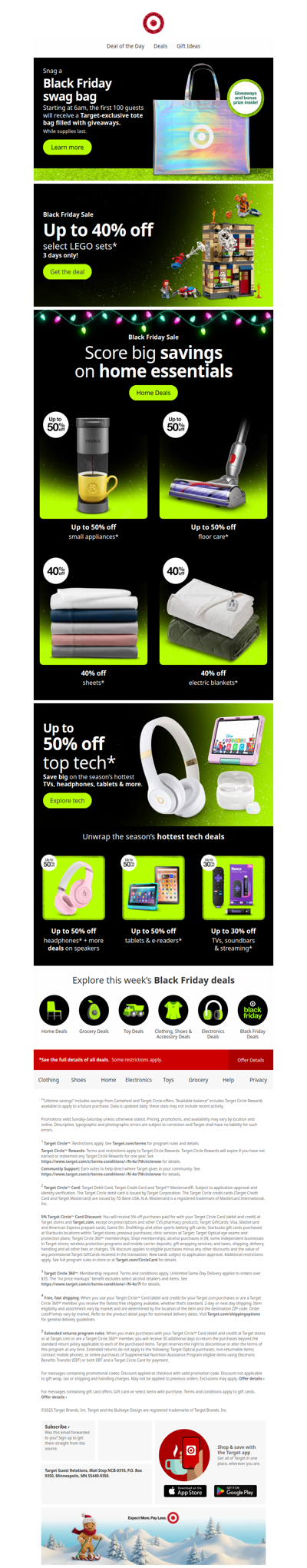 🛍️ Giveaways for the first 100 guests on Black Friday.