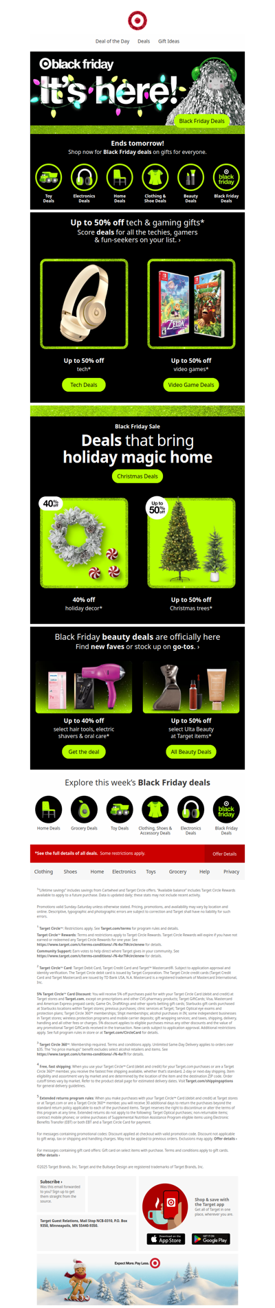 Black Friday ends tomorrow!