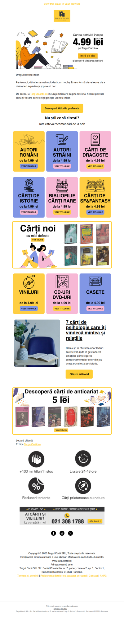 Redescoperă bucuria cititului pe TargulCartii.ro📚