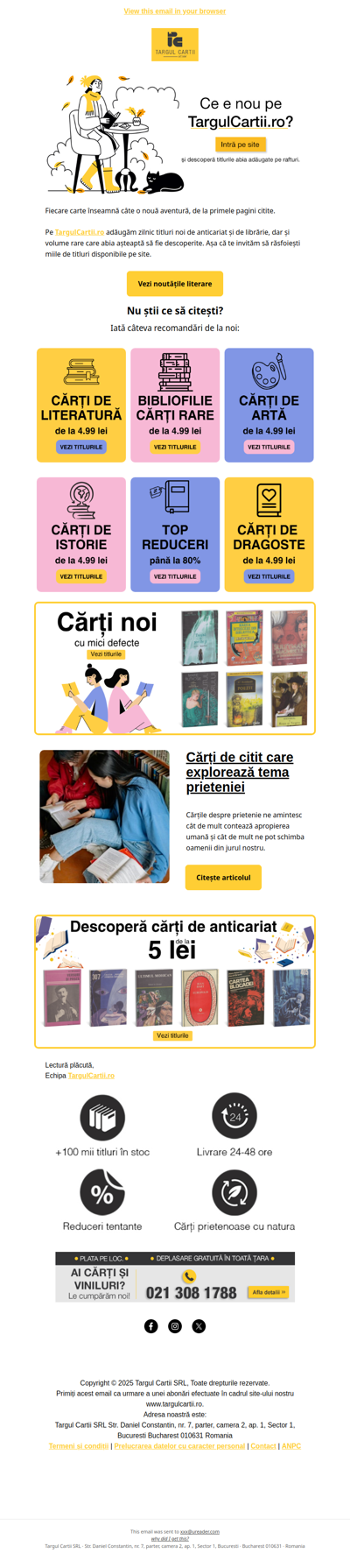 Ce noutăți găsești pe TargulCartii.ro? 📚