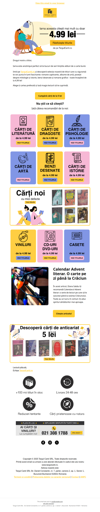 Iarna aceasta citești mai mult cu doar 4.99 lei📚