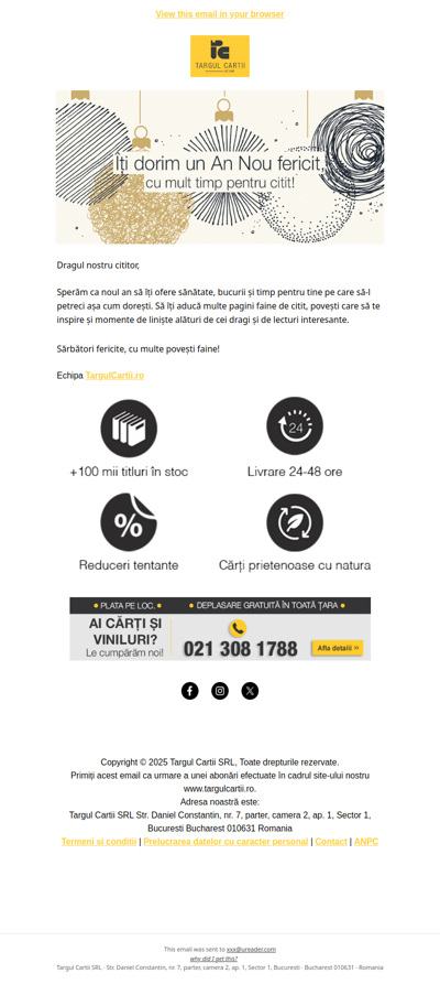 An Nou Fericit și spor la citit!✨