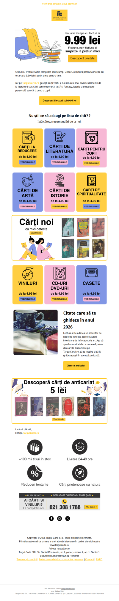 Cărți la 9,99 lei pentru un ianuarie perfect🎁