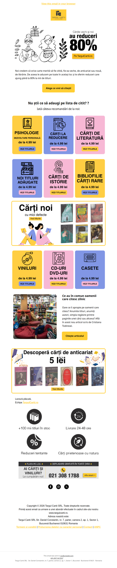 Toate cărțile merită citite. Reduceri până la 80%📚