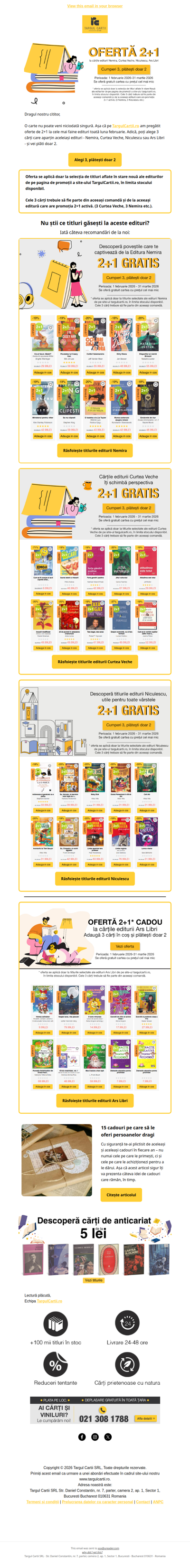 Cumpără 3 cărți, plătești doar 2 🤩