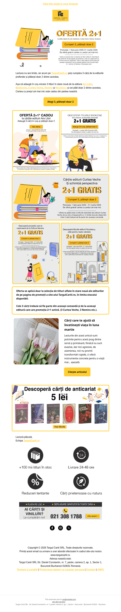 Ai 2+1 la cele mai iubite edituri 📖