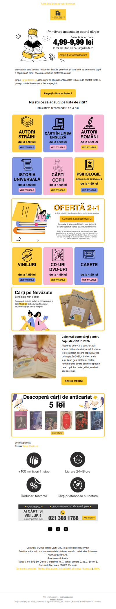 Mii de cărți de anticariat cu REDUCERI 🌟