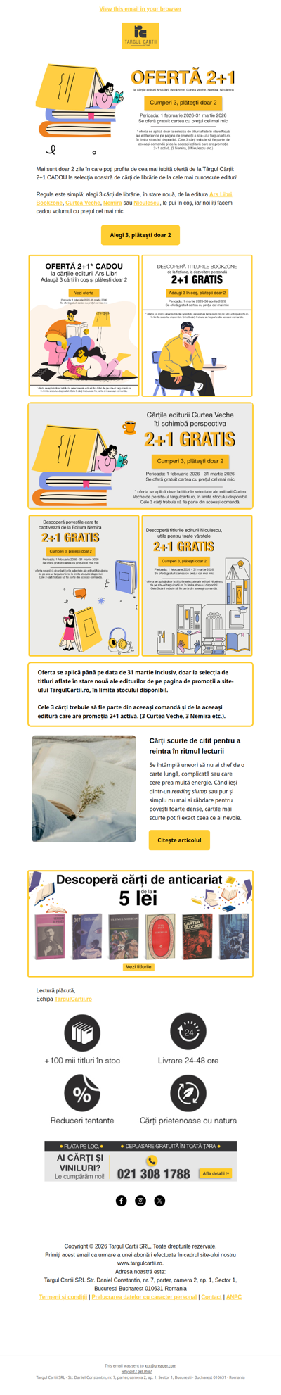 Ultimele 48 de ore: a 3-a carte este GRATUITĂ🎁