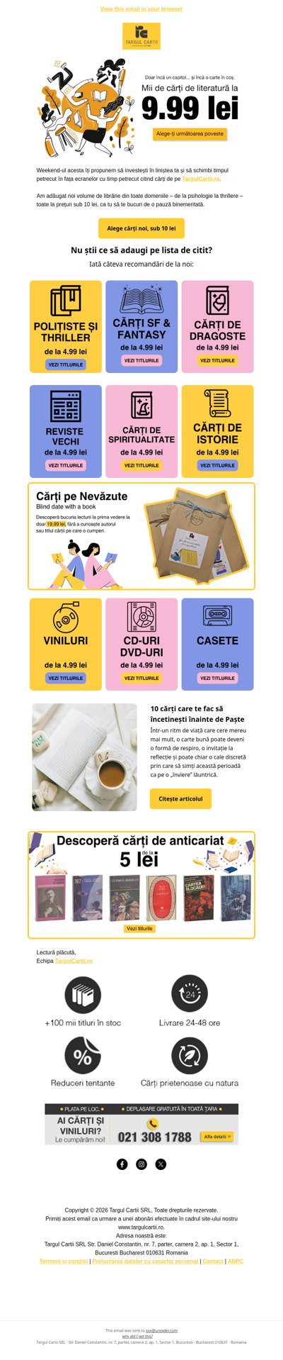 Ai văzut cărțile noi sub 10 lei? 📖