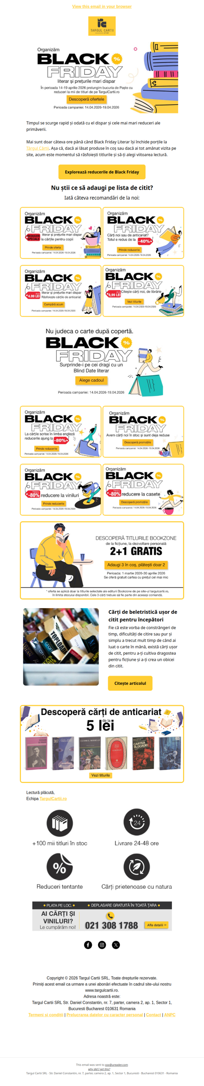 Ultimele ore de Black friday literar🤩