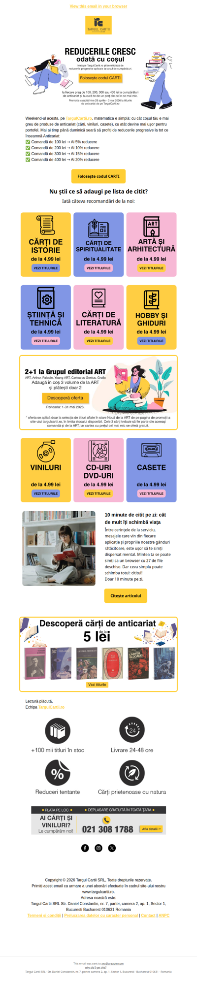 Mai sunt 48 de ore în care noi scădem prețul comenzii 🎉