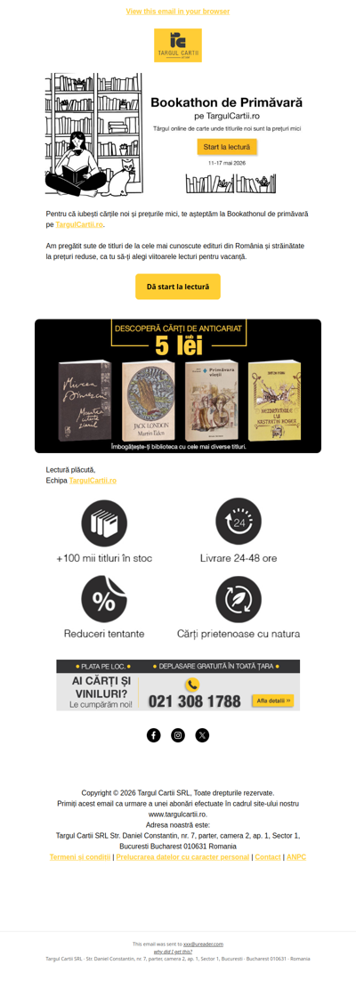 Bookathonul de primăvară este aici cu REDUCERI 🤩