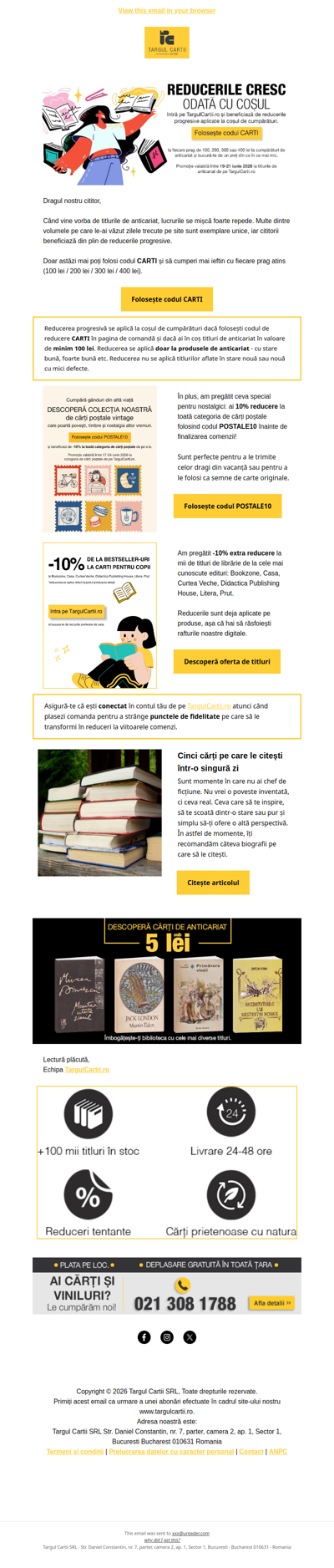 Ultimele ore de REDUCERI progresive: ai folosit voucherul? ✨