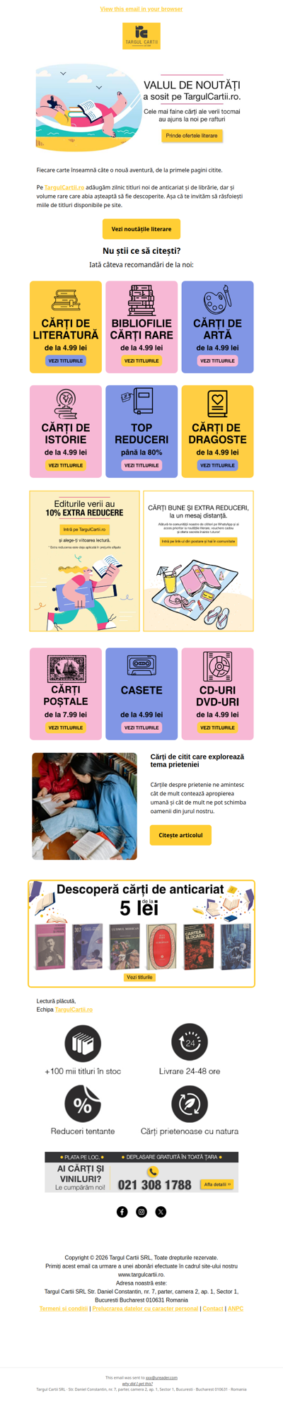 Ce noutăți găsești pe TargulCartii.ro? 📚