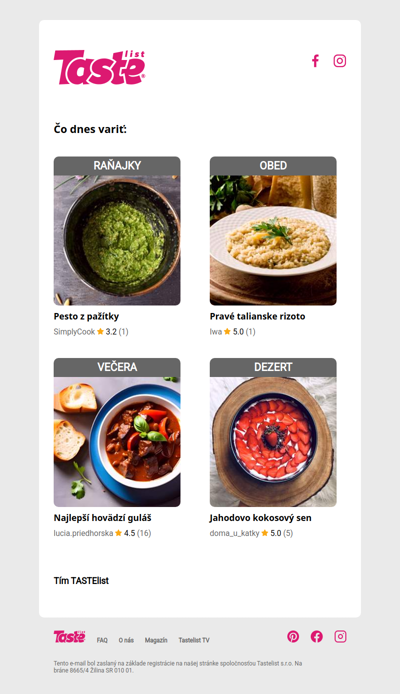 Naštartuj ešte dnes zmenu v jedálničku