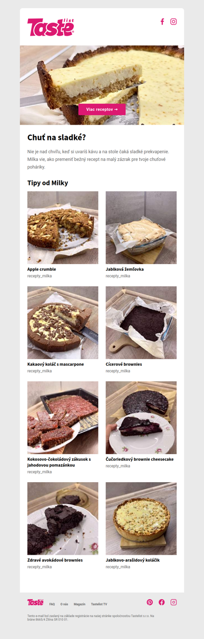 🧁 Prepadla ťa chuť na sladké?