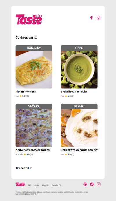 Naštartuj ešte dnes zmenu v jedálničku